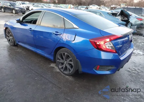 2019 Honda Civic Sport from USA, damaged, VIN 19XFC2F89KE012152